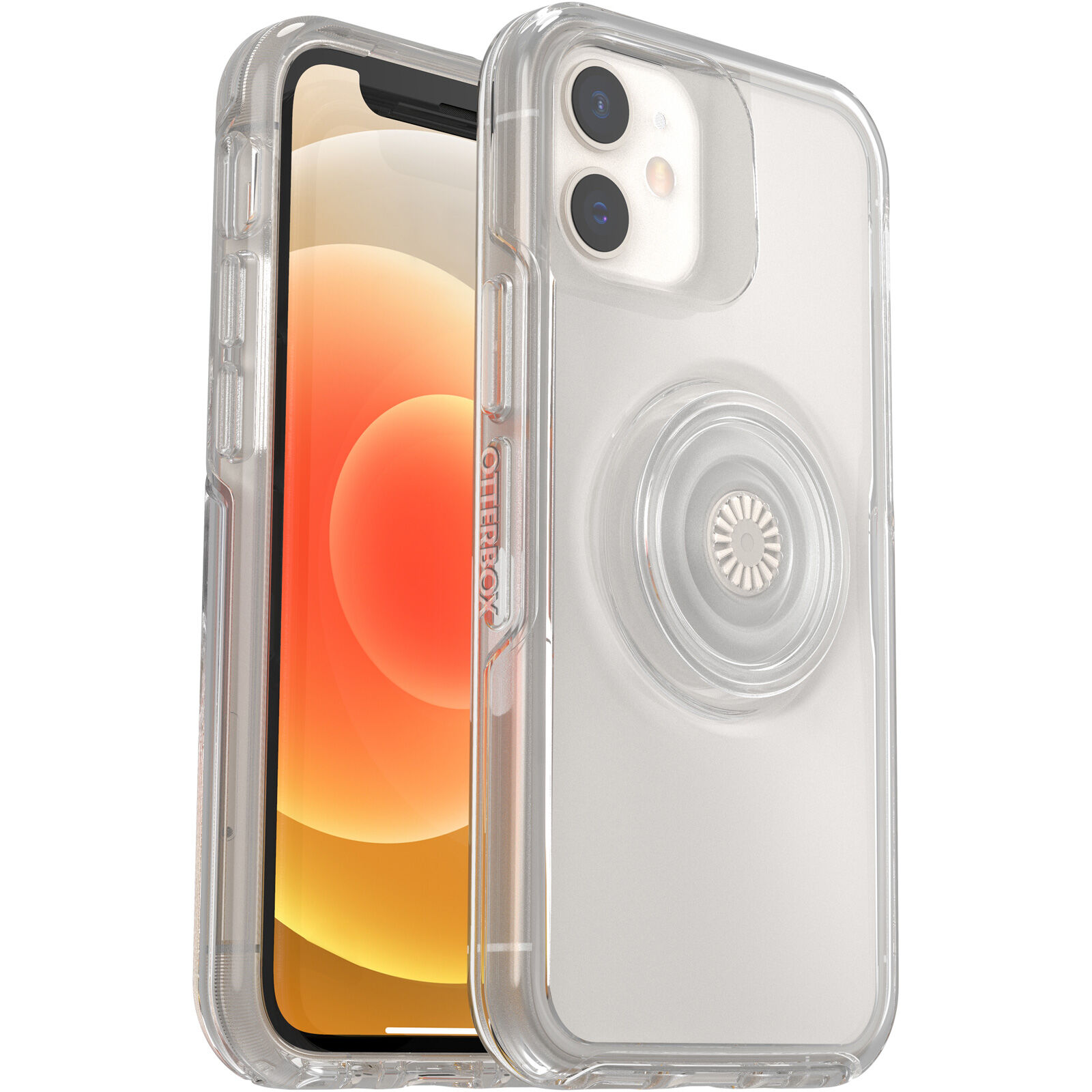 PopSockets Case Otter Pop Symmetry Series Clear Case