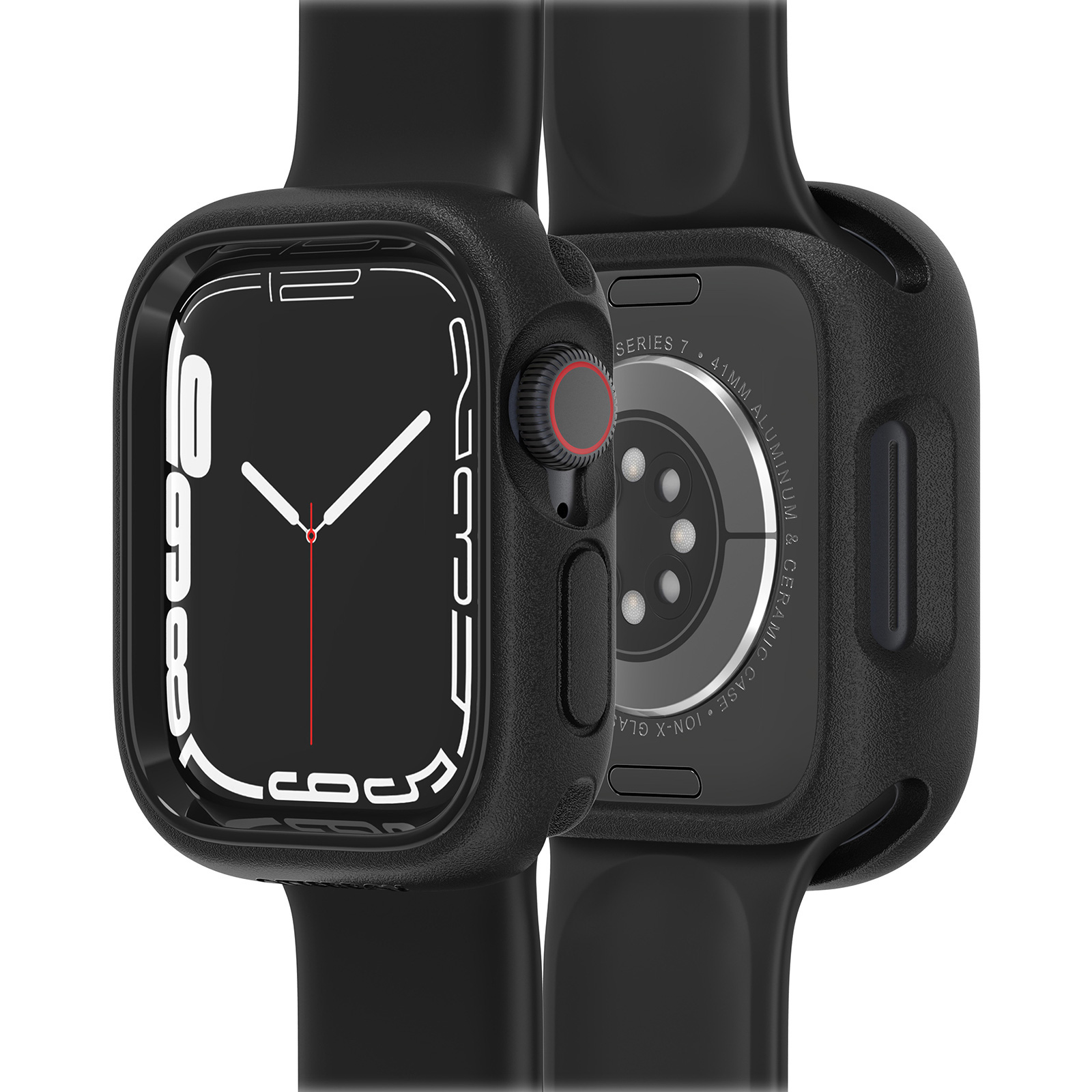 Photos - Smartwatch Case / Screen Protector OtterBox Apple Watch Series 8/7 Case | EXO EDGE Black 77-87562 