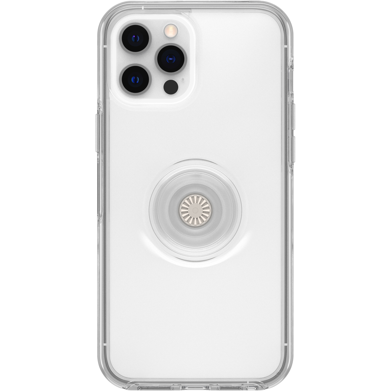 Photos - Case OtterBox iPhone 12 Pro Max Otter + Pop Symmetry Series Clear  Clear Po 