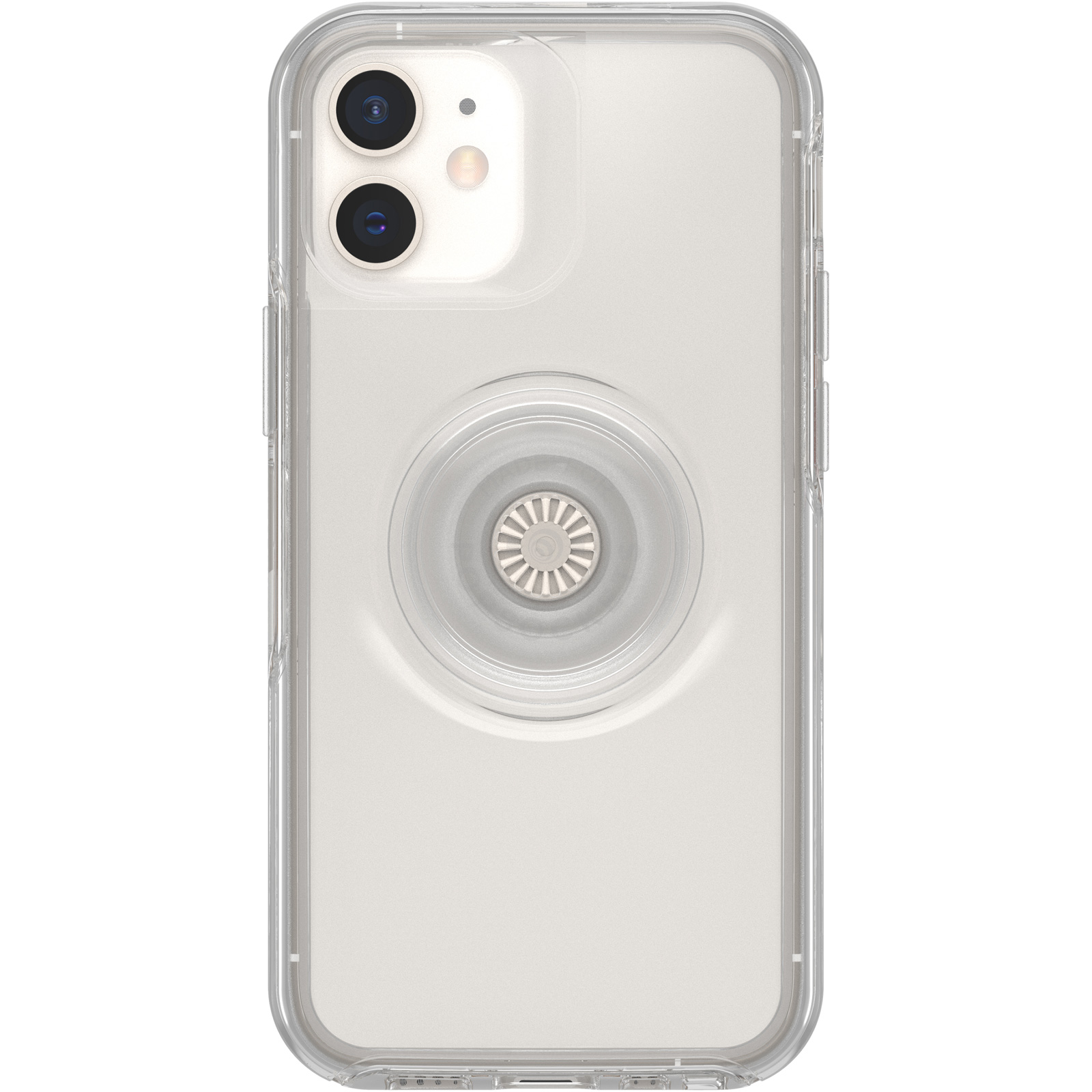 Photos - Case OtterBox iPhone 12 mini Otter + Pop Symmetry Series Clear  Clear Pop 7 