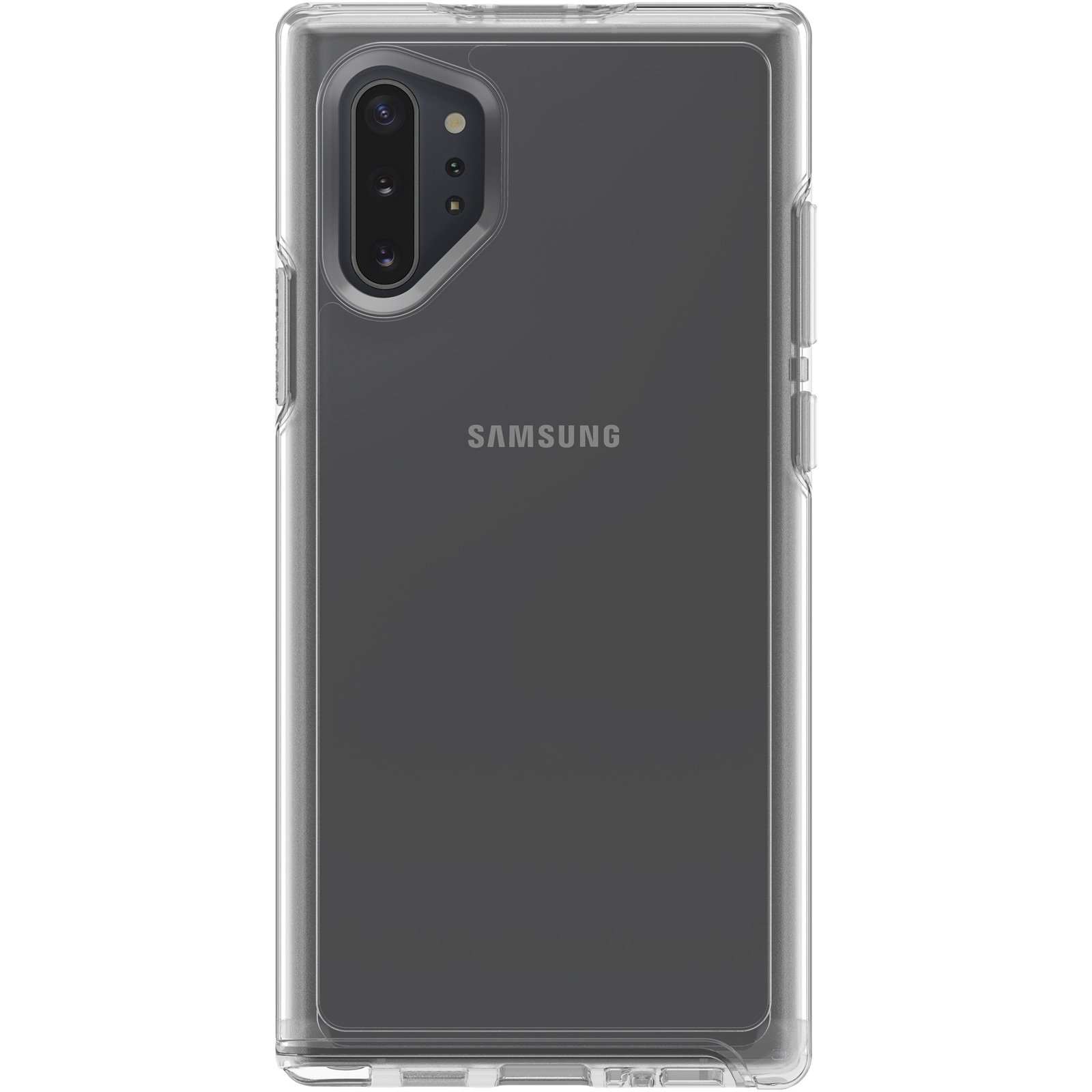 Photos - Case OtterBox Galaxy Note10+ Symmetry Series Clear  Clear 77-62353 