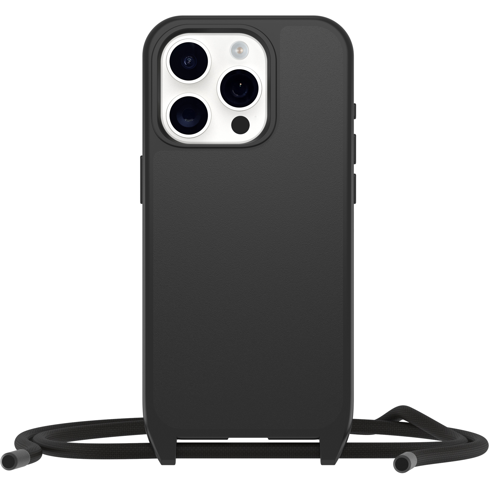 Photos - Case OtterBox iPhone 15 Pro  with Strap | React Series Necklace MagSafe Bla 