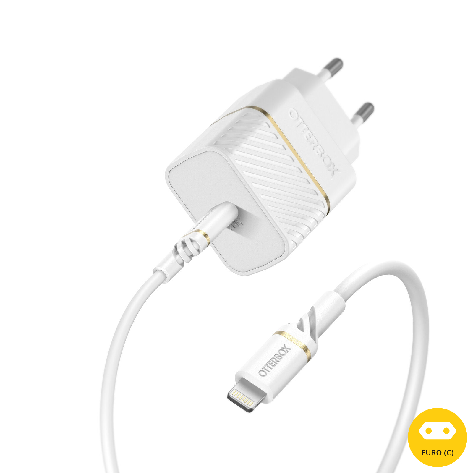 Premium Wall Charger + Cable | Lightning to USB-C Cloud Dust
