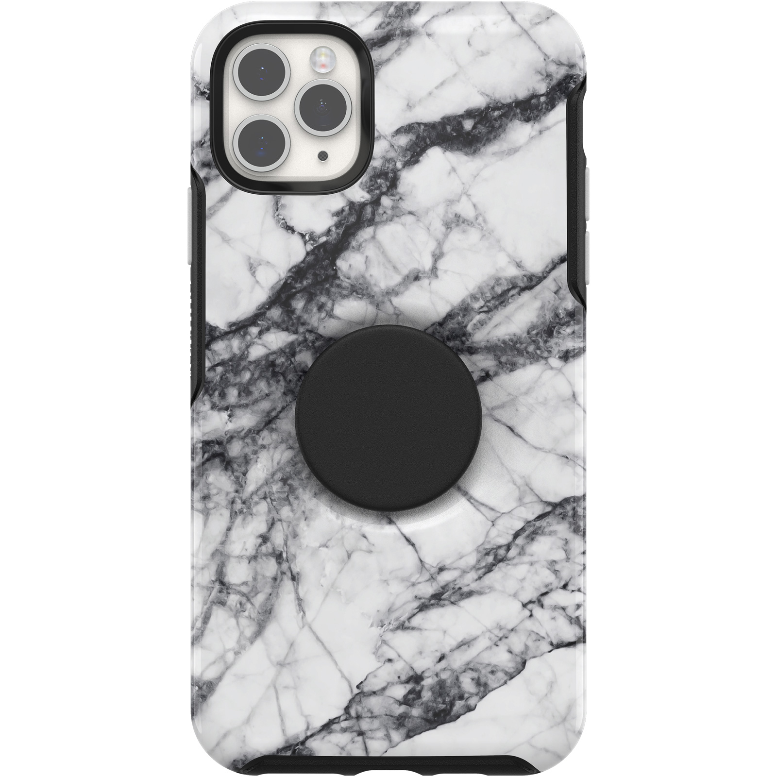 iPhone 11 Pro Max Otter + Pop Symmetry Series Case White Marble