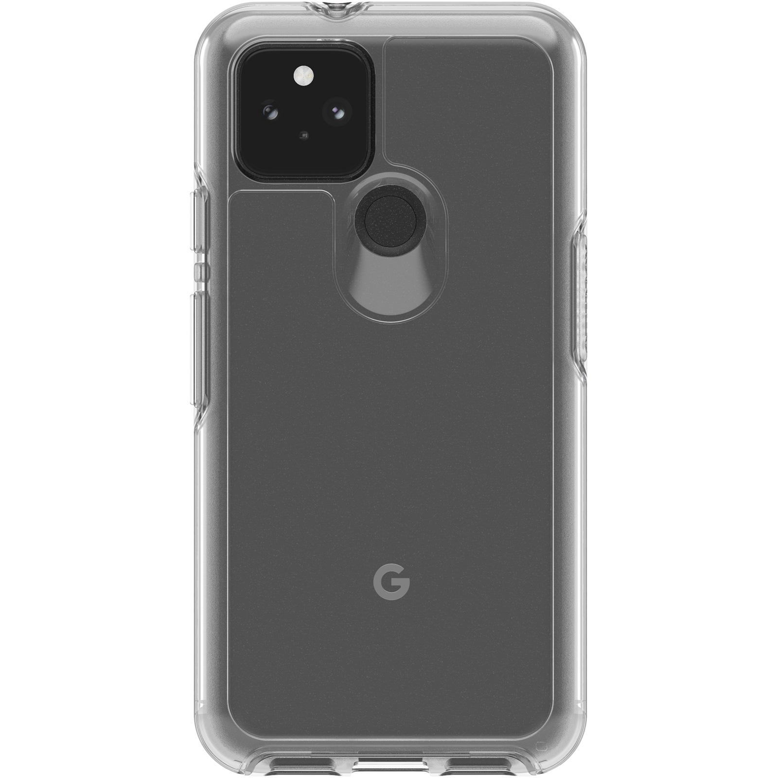 Photos - Case OtterBox Pixel 5 Symmetry Series Clear  Clear 77-65749 