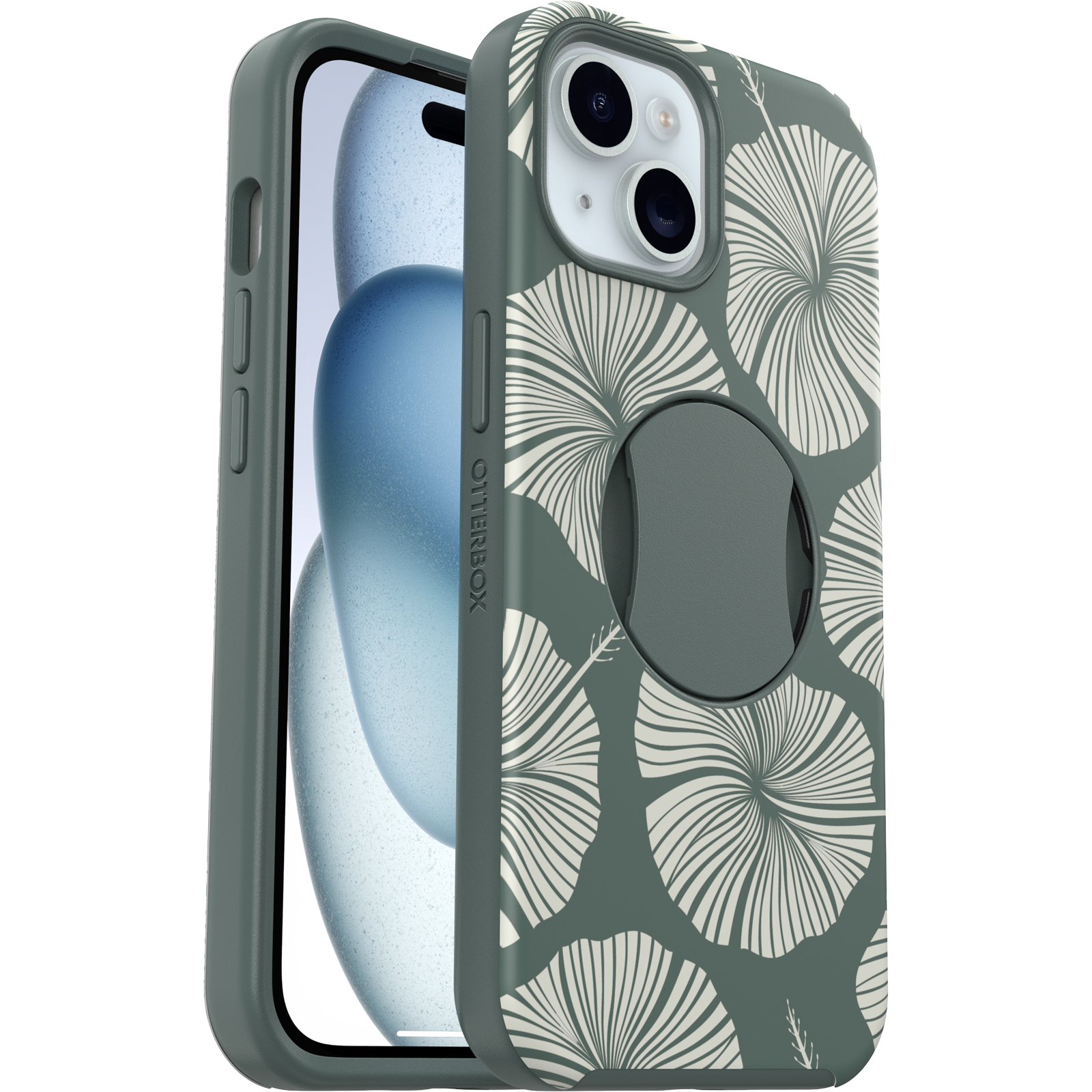 iPhone 15 Case | OtterBox OtterGrip Symmetry Series for MagSafe Island Getaway