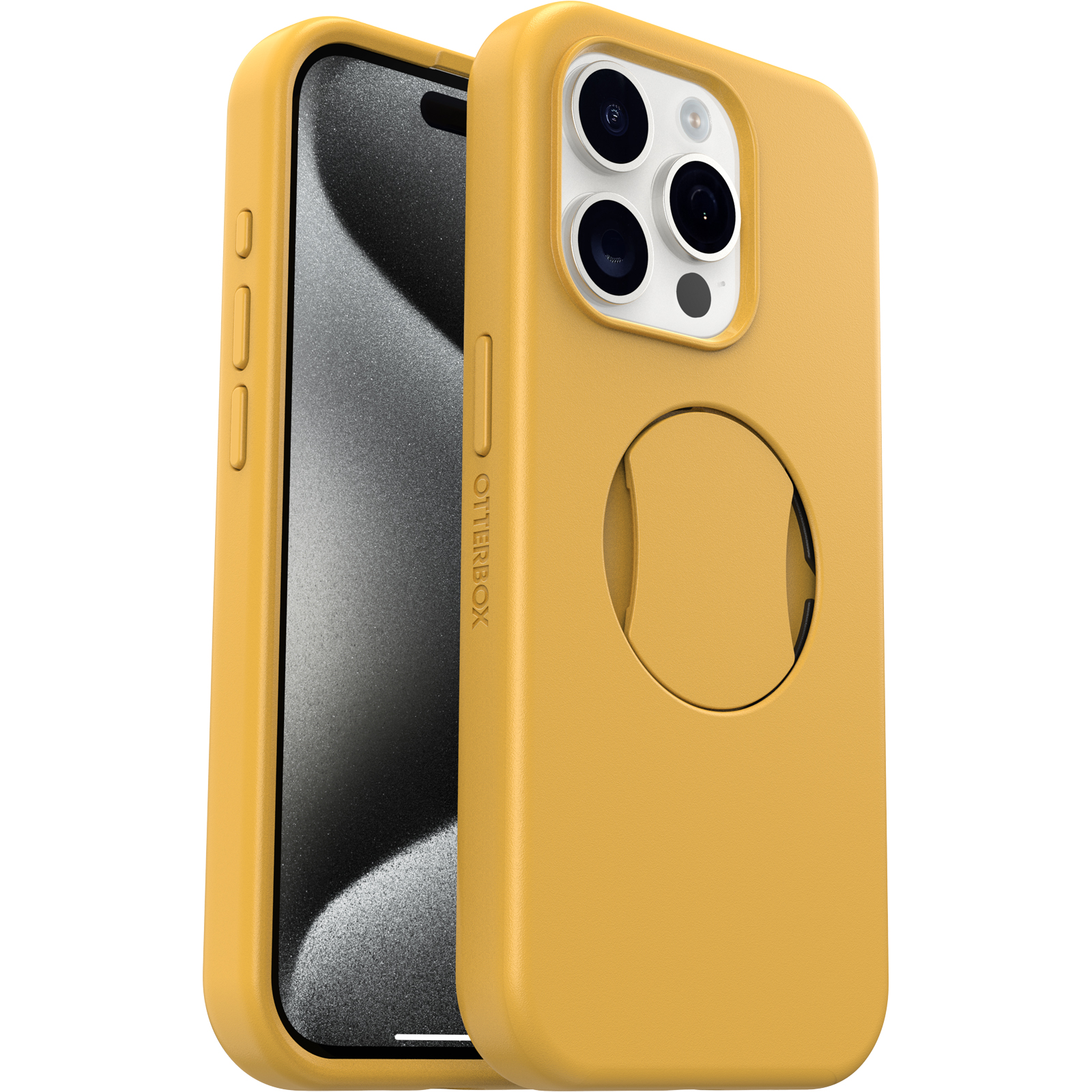 iPhone 15 Pro Case | OtterBox OtterGrip Symmetry Series for MagSafe Aspen Gleam 2.0