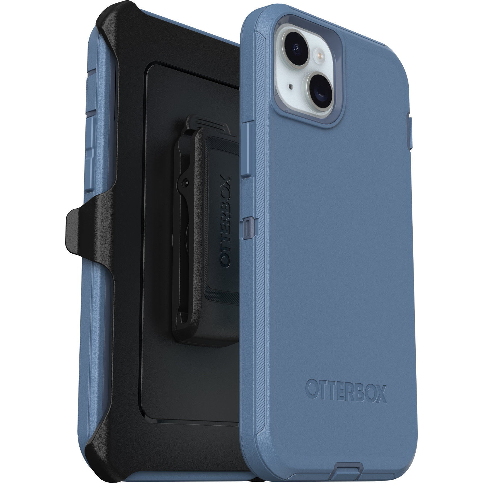 Photos - Case OtterBox iPhone 15 Plus  | Defender Series Baby Blue Jeans 77-94044 