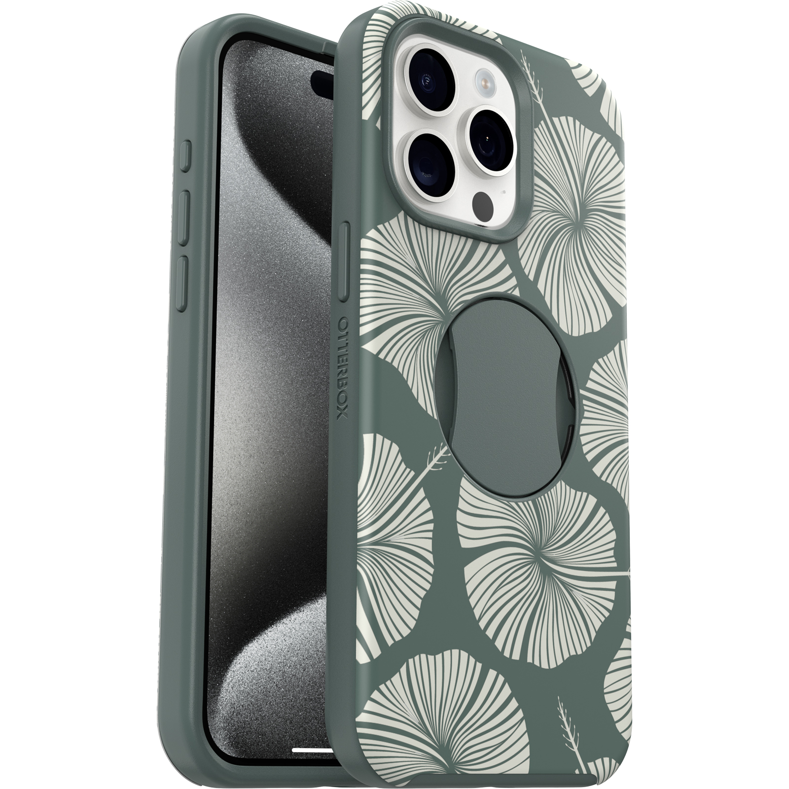 iPhone 15 Pro Max Case | OtterBox OtterGrip Symmetry Series for MagSafe Island Getaway