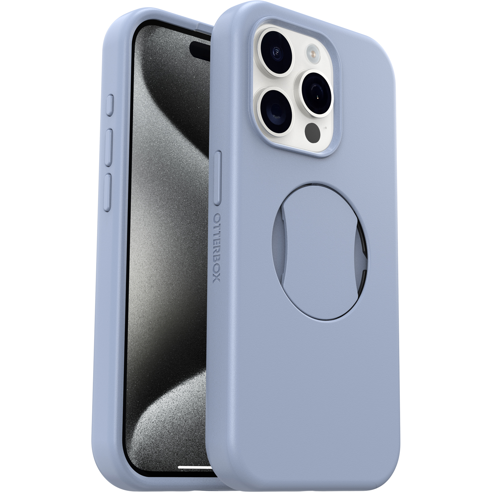 iPhone 15 Pro Case | OtterBox OtterGrip Symmetry Series for MagSafe You Do Blue